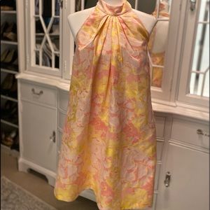 NWT Belle Badgley Mischka Halter Dress - Sz 10